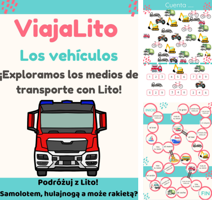 Transport – Pakiet Gier i Zabaw do Nauki